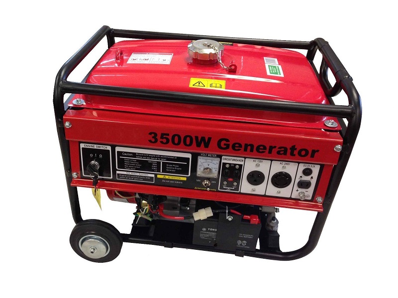 GENERATOR 3500W GASOLINE GENERATOR W / PULL START Build Master Tools
